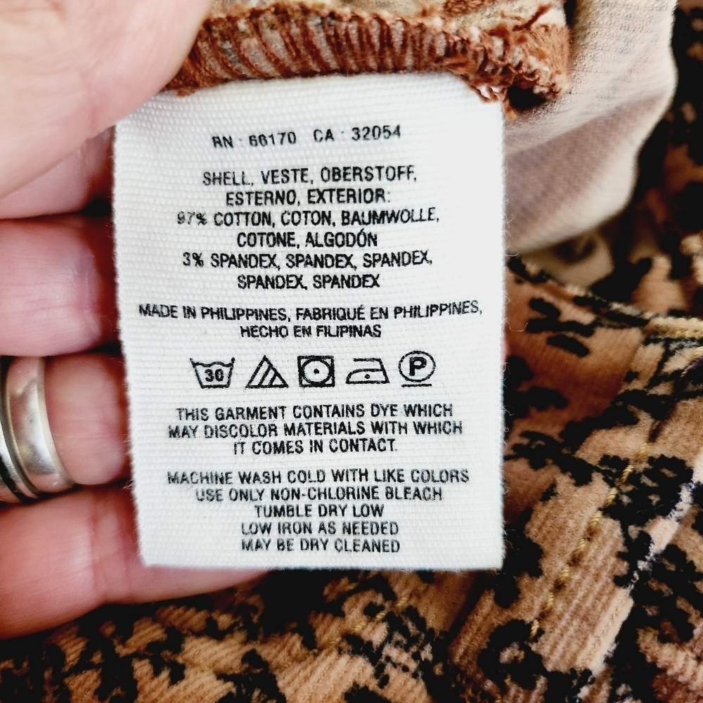 PILCRO AND THE LETTERPRESS Serif Corduroy Pants - Picture 8 of 8